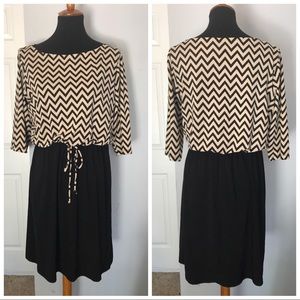 Perception Concept Chevron Print Dress NWOT